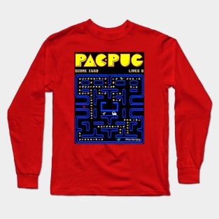 Pac-Pug Long Sleeve T-Shirt